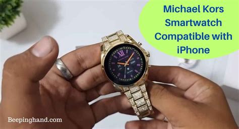 how to control your michael kors smartwatch using iphone|Michael Kors Smartwatch Compatible with iPhone: Check.